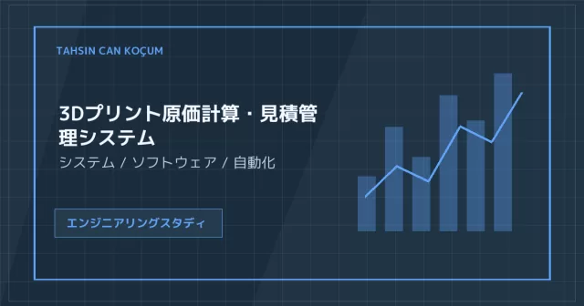 3Dプリント原価計算・見積管理システム