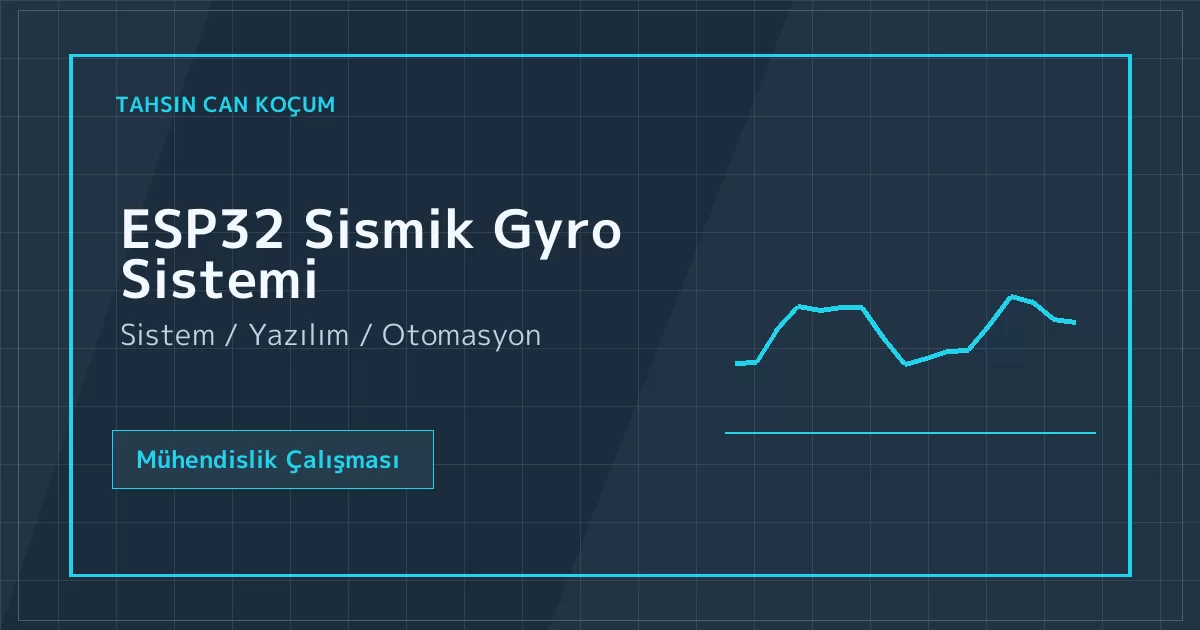 ESP32 Sismik Gyro Sistemi